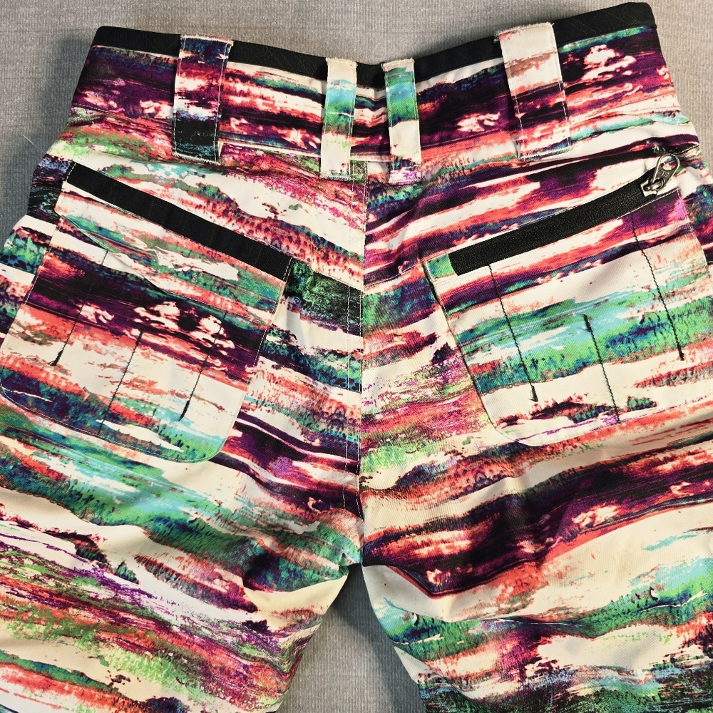 Boulder Gear Snow Pants Kids Medium Multi Color Excellent Ski Snowboard Print - Picture 2 of 15